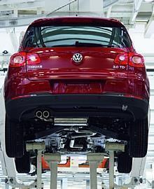 Auto 5000 GmbH, Produktion des Volkswagen Tiguan in Wolfsburg.